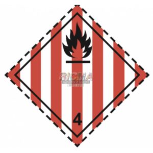 Инф. табло, Класс 4.1 - Легковоспламеняющиеся твердые вещества