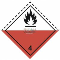 Инф. табло, Класс 4.2 - Вещества, способные к самовозгоранию