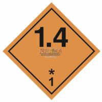 Инф. табло, Класс 1.4 - Взрывчатые вещества