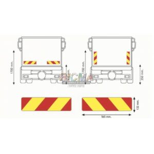 Задние опознавательные знаки для грузовика - RF 70.01