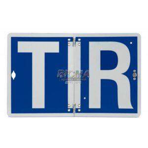 Табличка TIR - вертикальный  сгиб