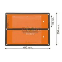 Табличка оранжевая для сменных кодов