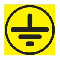 Adesivo_Terra_1200 Наклейка "Заземление"