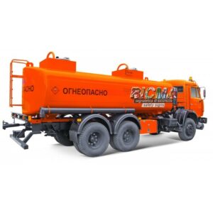 Набор наклеек на бензовоз "ОГНЕОПАСНО" (3 шт.)